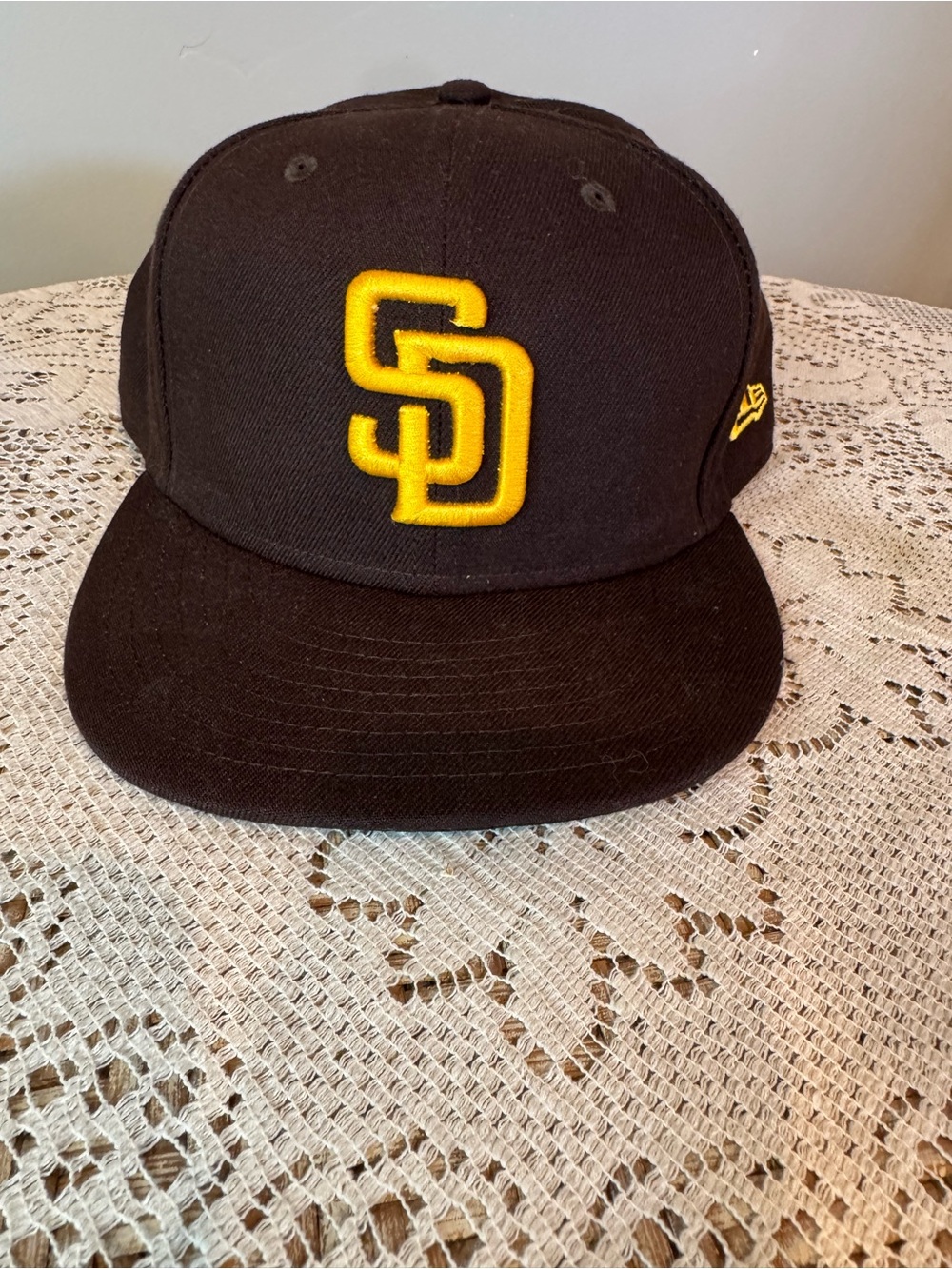 MLB New Era 59FIFTY Black and Brown Fitted Cap